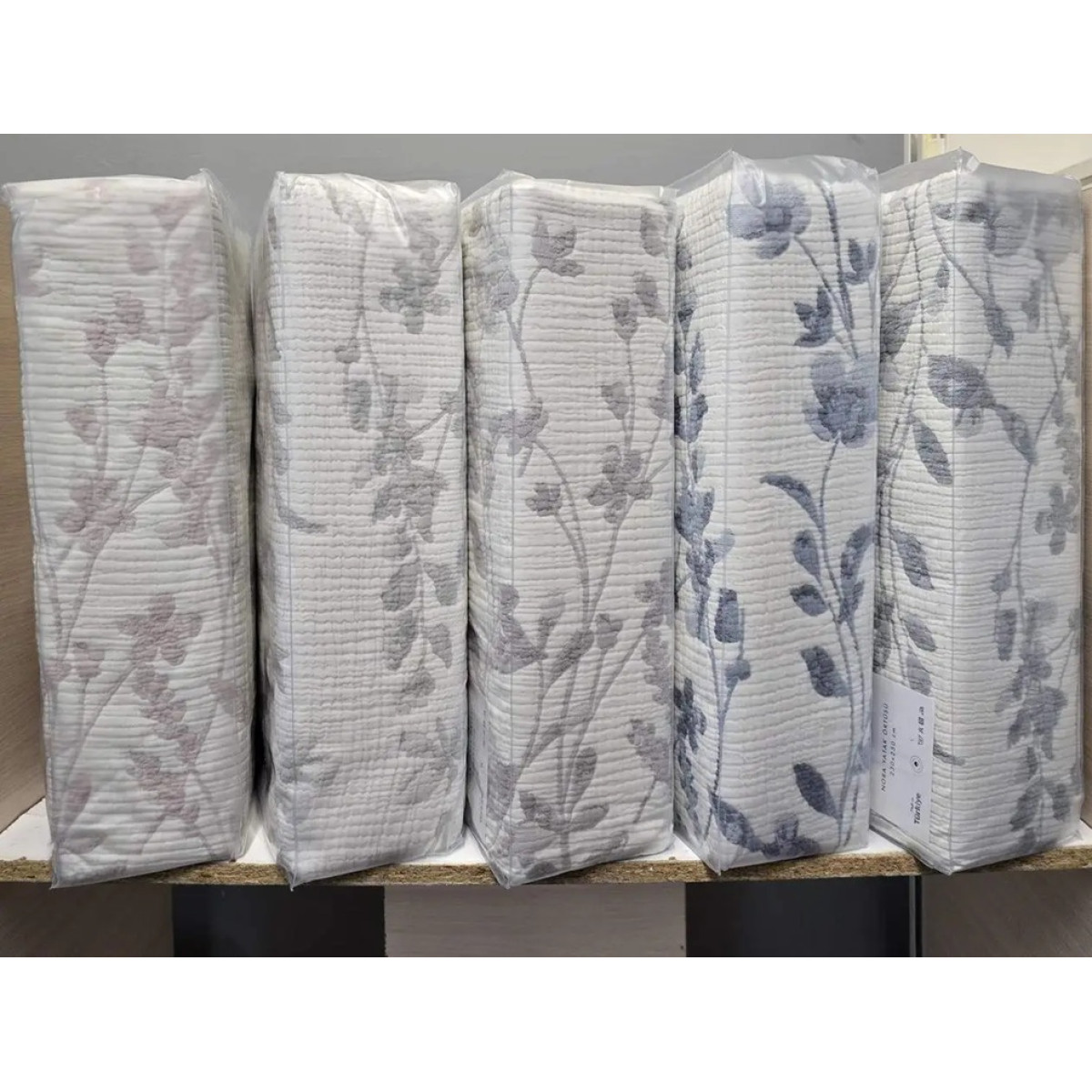Стильное покрывало из муслина евро 230x250 Cicekli Indigo Турция