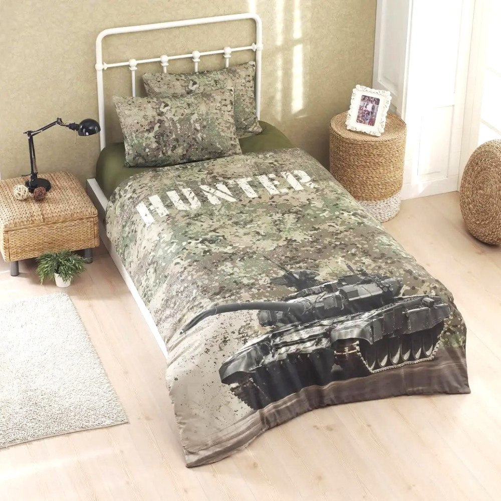 Полуторна постіль з Туреччини ранфорс Hunter