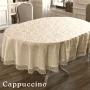 Скатерть на овальный стол KDK Cappuccino в Leron - фото 0