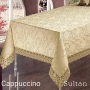 Жакардова скатертина на стіл Sultan Cappuccino в Leron - фото 0