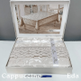Стильна скатертина на стіл бежева Eda Cappuccino в Leron - фото 1