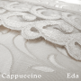 Стильна скатертина на стіл бежева Eda Cappuccino в Leron - фото 2