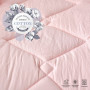 Комплект стеганое одеяло и подушки 50x70 Tropical Пудра в Leron - фото 1