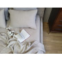 Муслиновое покрывало серое на кровать Warm Grey натуральный хлопок в Leron - фото 3