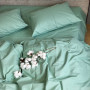 Однотонна постільна білизна бавовна М'ята Solo № S200 Turkish Cotton в Leron - фото 0