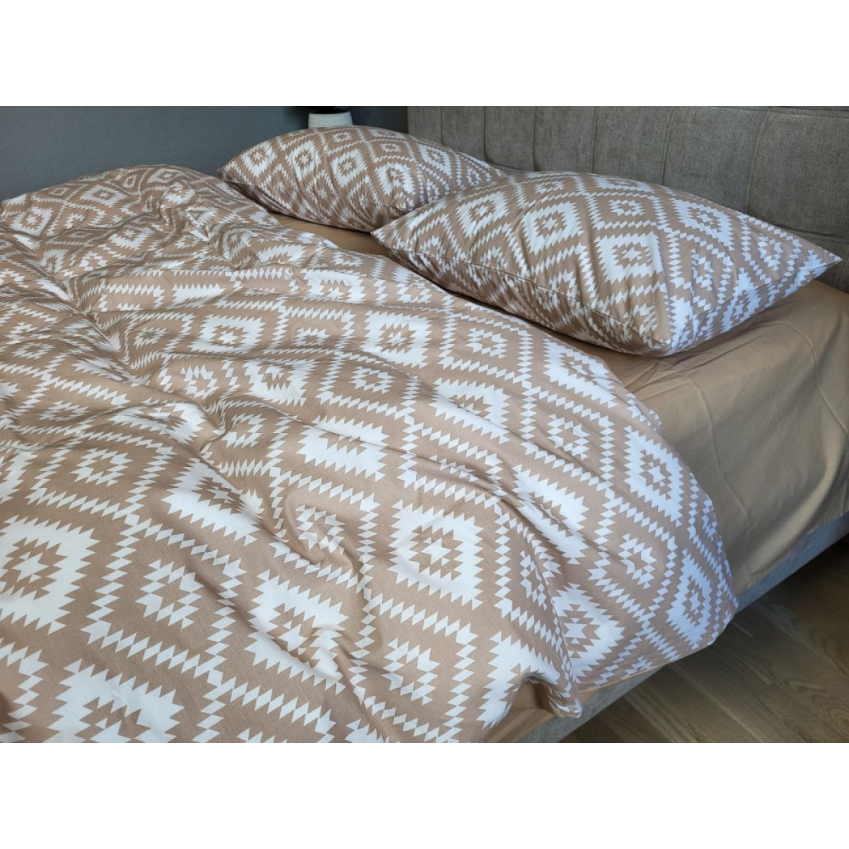 Постільна білизна бавовна Орнамент беж Turkish Cotton