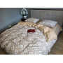 Постільна білизна бавовна Орнамент беж Turkish Cotton в Leron - фото 4