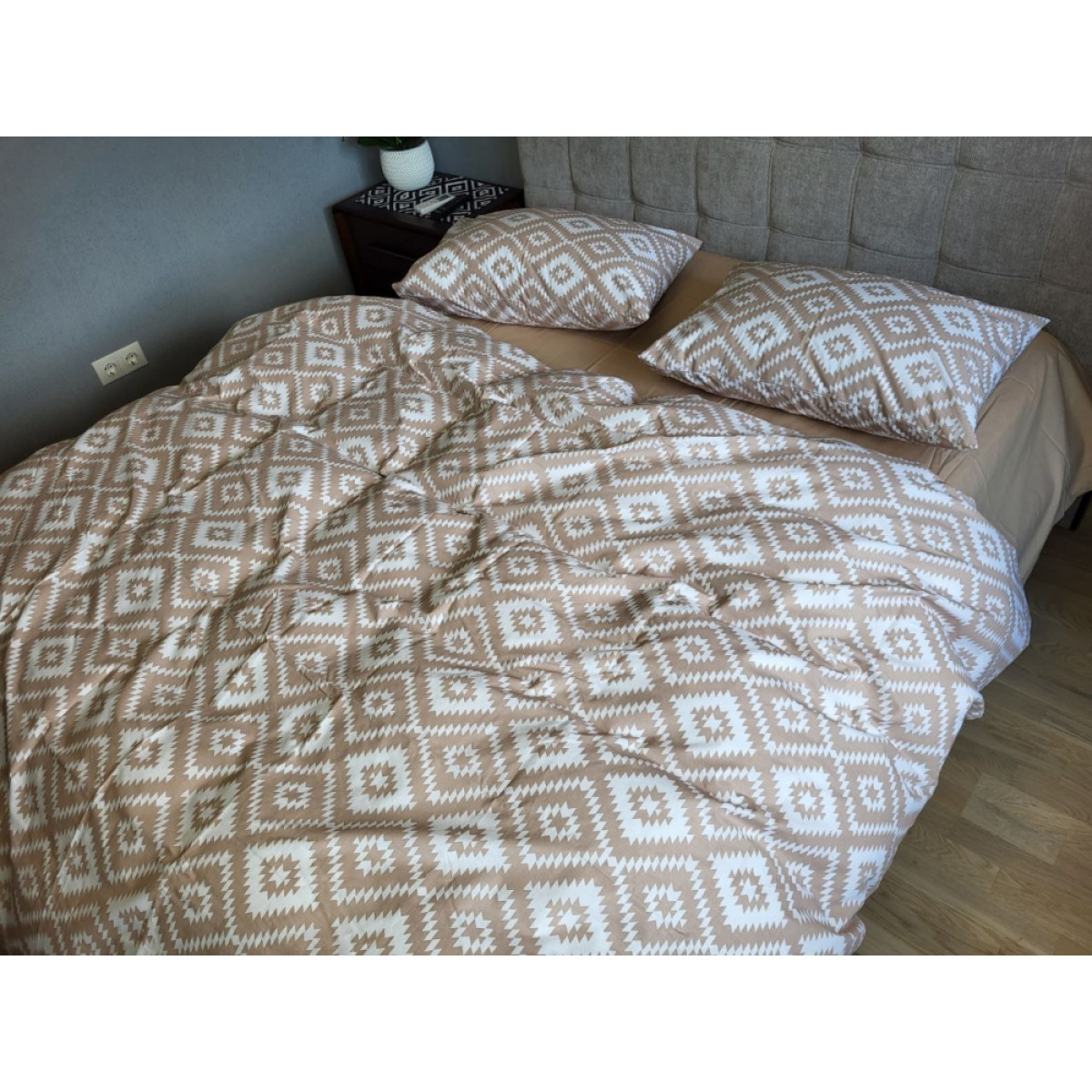 Постільна білизна бавовна Орнамент беж Turkish Cotton
