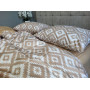 Постільна білизна бавовна Орнамент беж Turkish Cotton в Leron - фото 7
