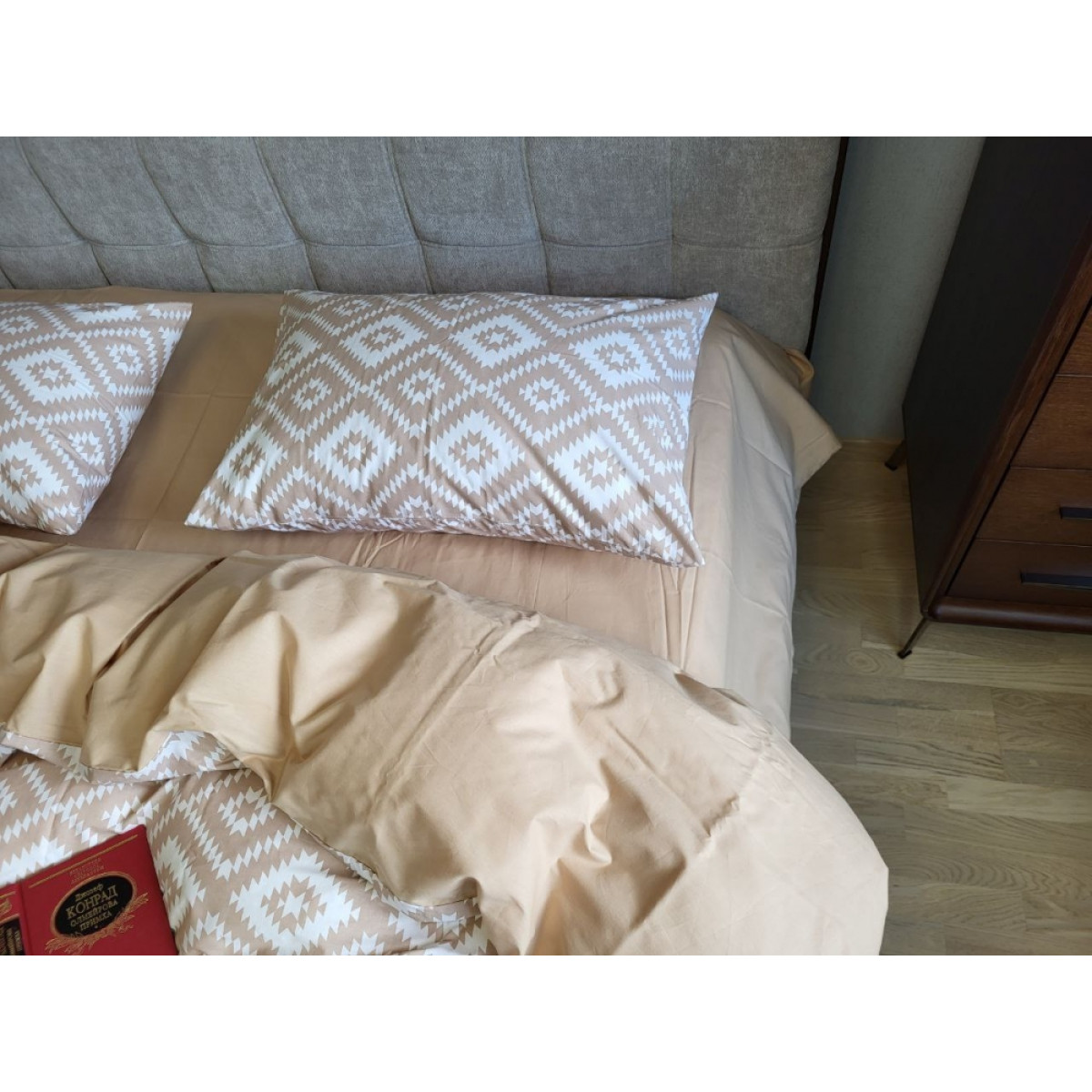Постільна білизна бавовна Орнамент беж Turkish Cotton