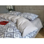 Постільна білизна 100% бавовна Орнамент сірий Turkish Cotton в Leron - фото 9