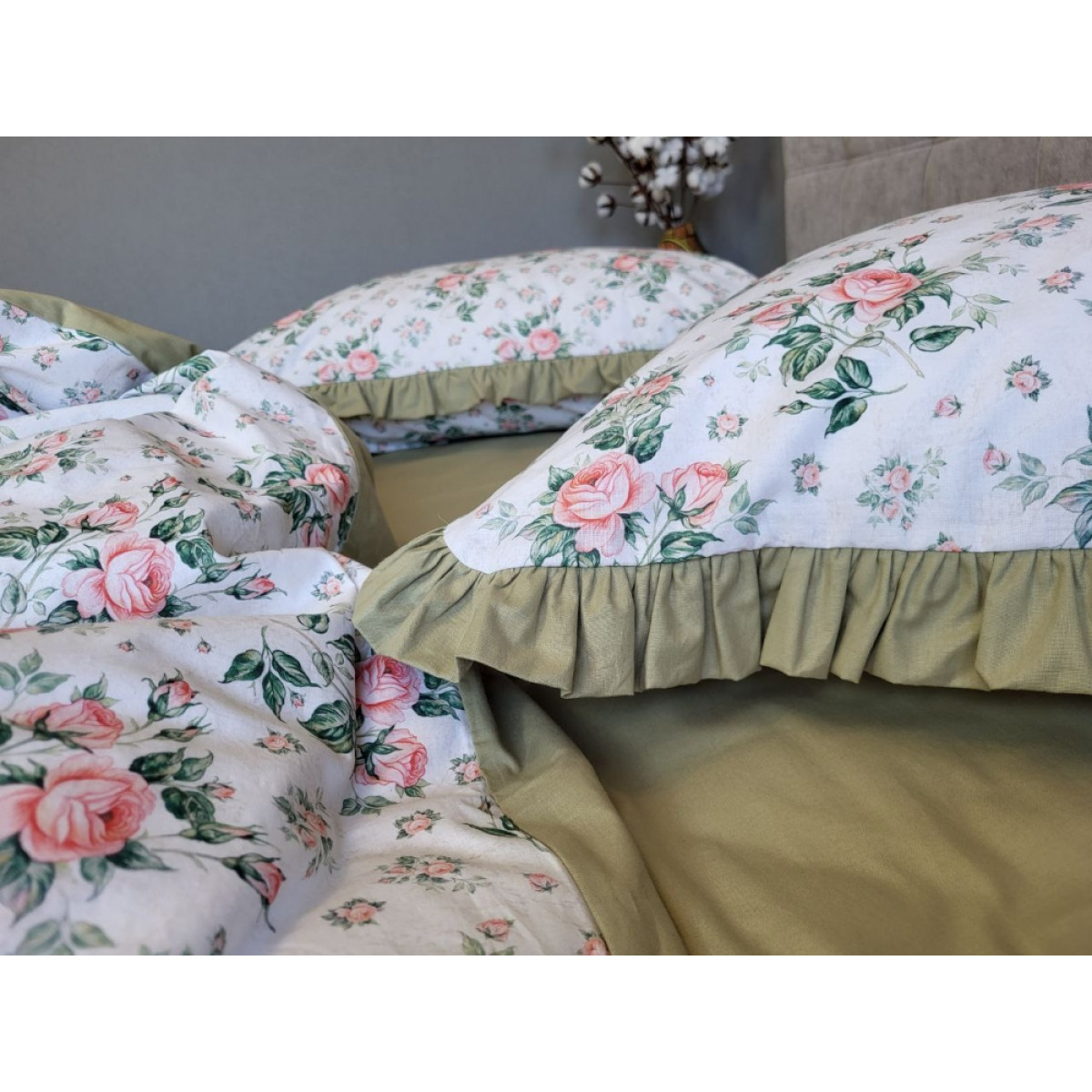 Хлопковая постель Turkish Cotton Каприз с рюшами