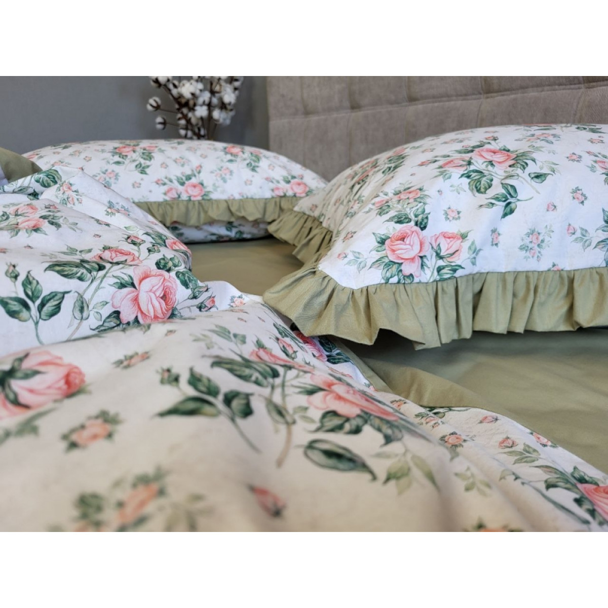Хлопковая постель Turkish Cotton Каприз с рюшами