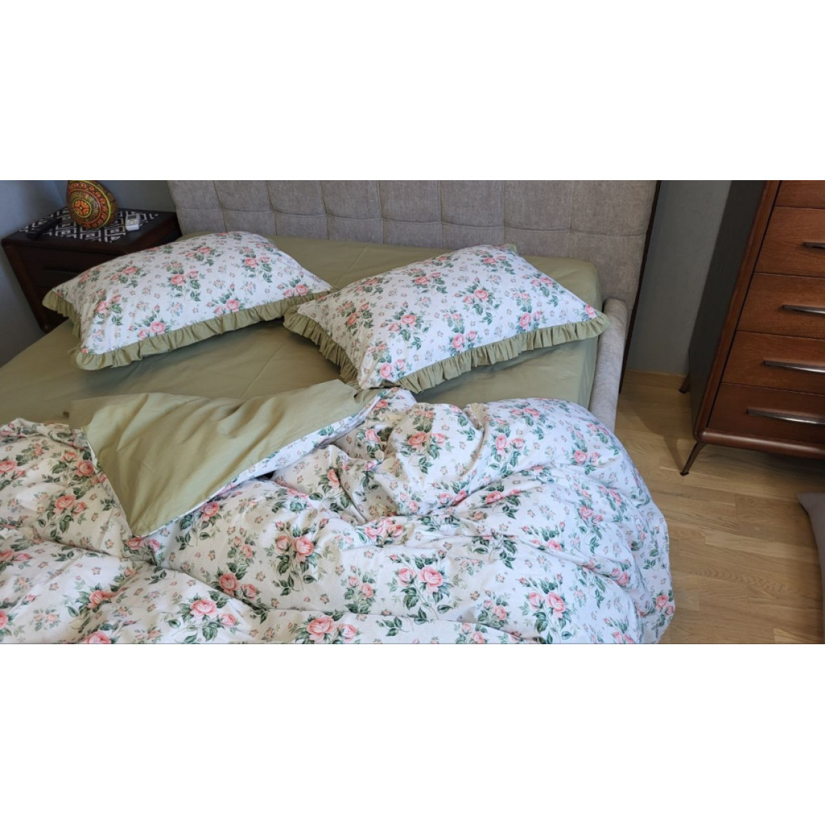 Хлопковая постель Turkish Cotton Каприз с рюшами