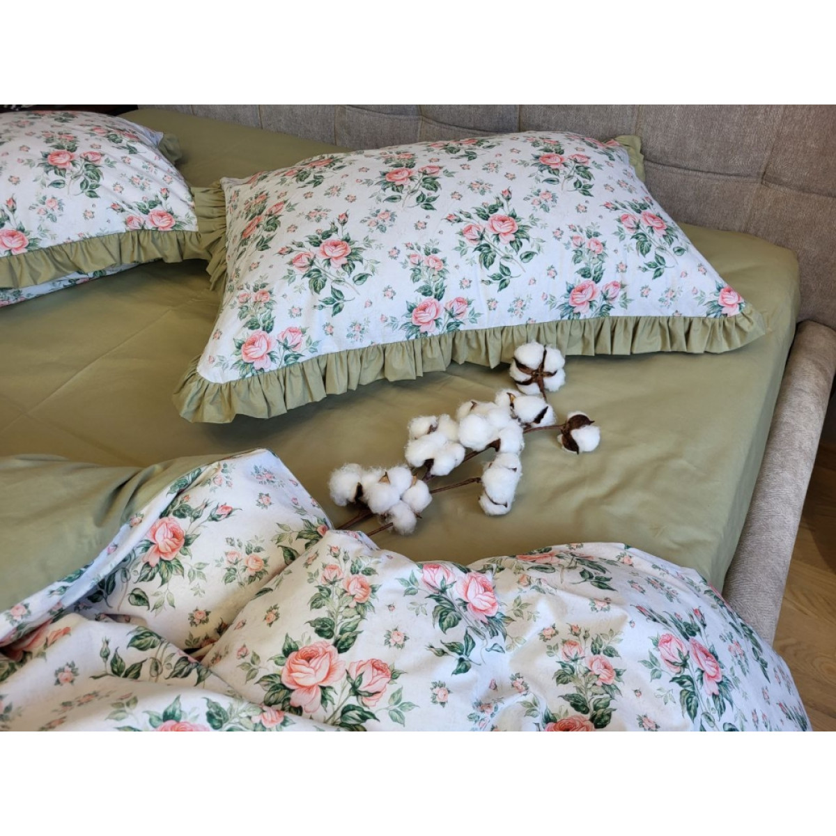Хлопковая постель Turkish Cotton Каприз с рюшами