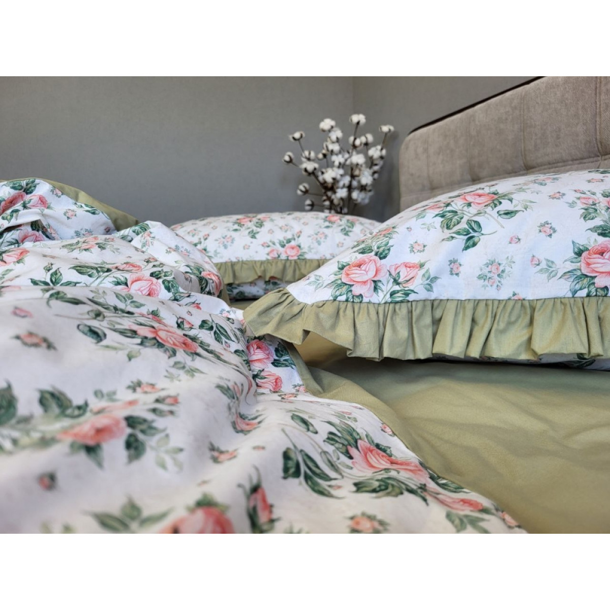 Хлопковая постель Turkish Cotton Каприз с рюшами