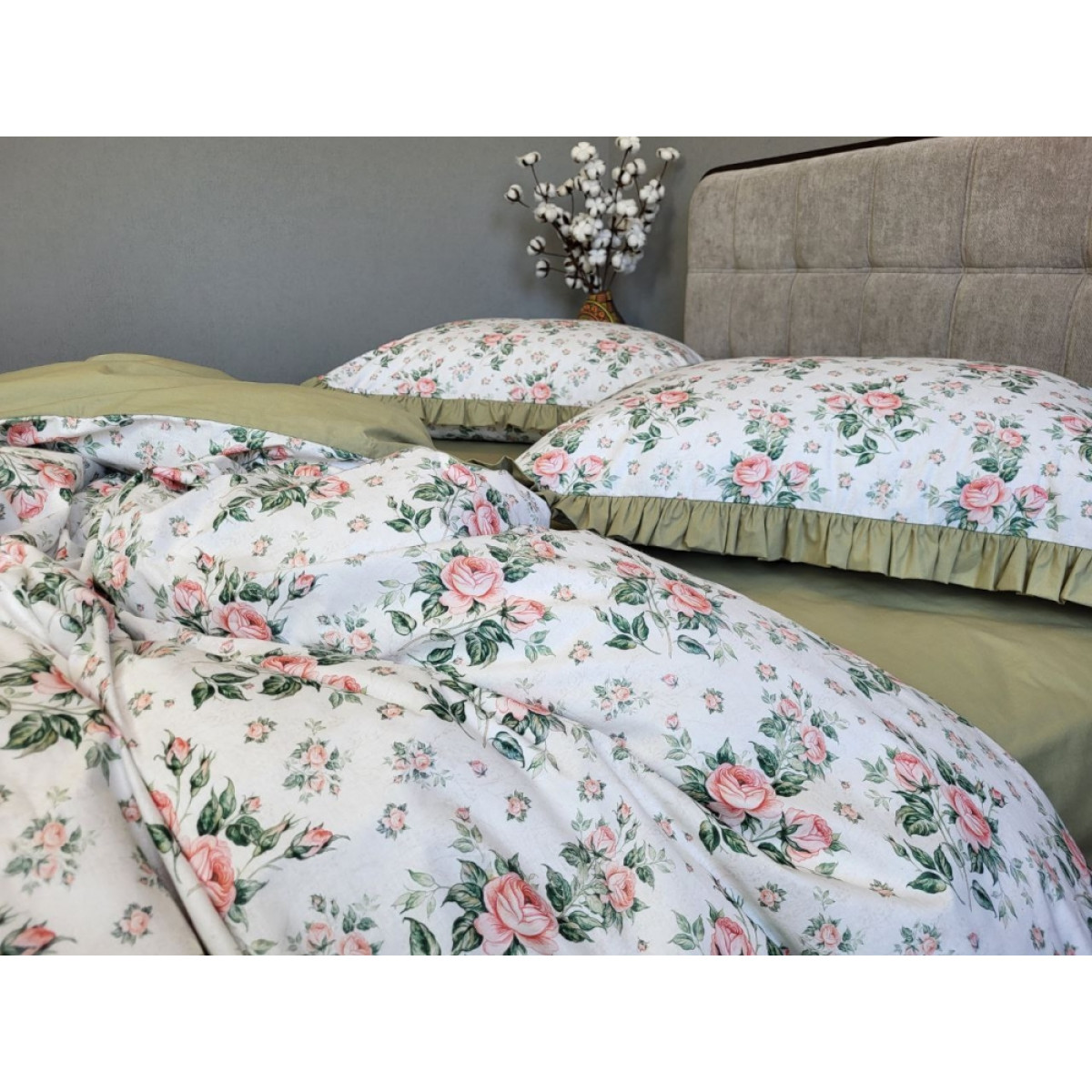 Хлопковая постель Turkish Cotton Каприз с рюшами