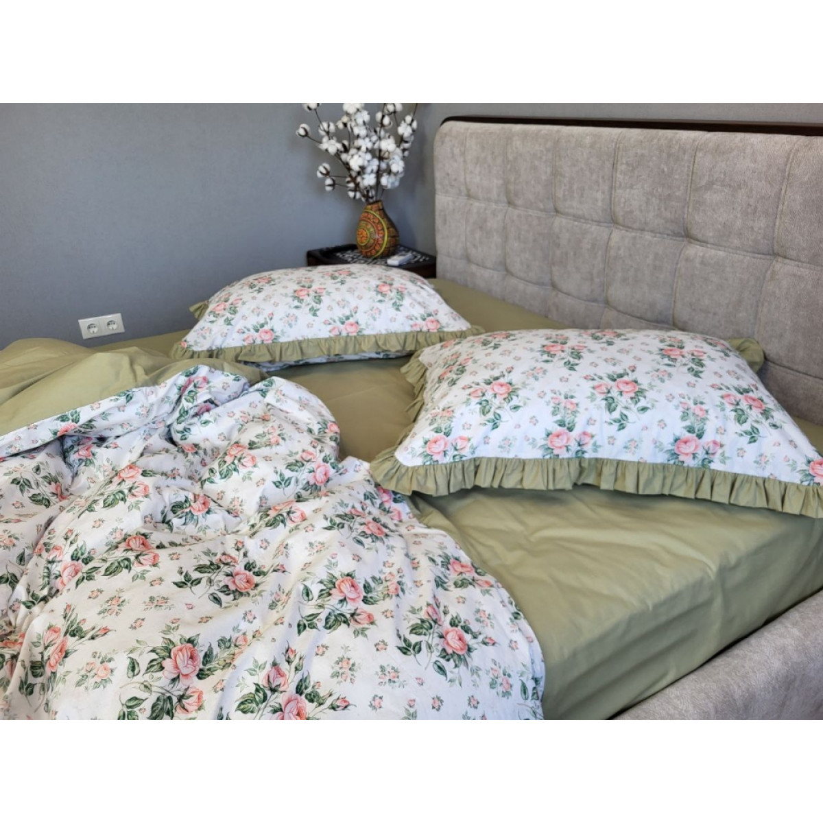 Хлопковая постель Turkish Cotton Каприз с рюшами