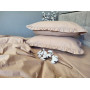 Білизна постільна бавовна Turkish Cotton Latte Solo № S116 з рюшами в Leron - фото 1