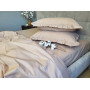 Білизна постільна бавовна Turkish Cotton Latte Solo № S116 з рюшами в Leron - фото 4