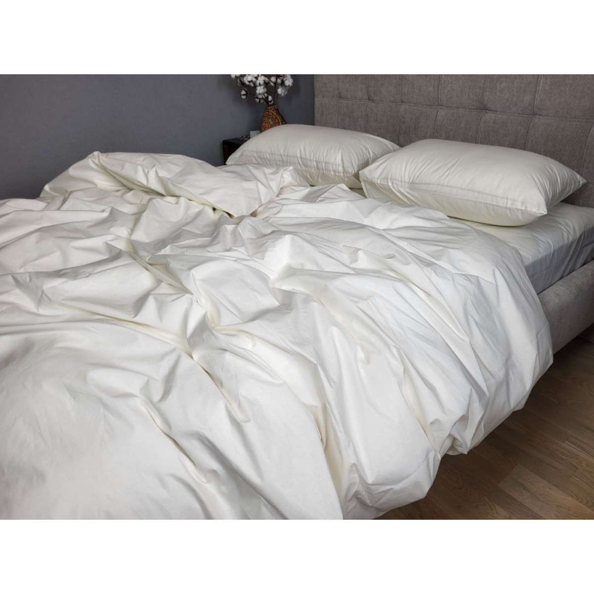Комплект постільної білизни 100% бавовна Turkish Cotton Milk Solo