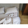 Комплект постельного белья из хлопка Grey Solo № S146 Turkish Cotton в Leron - фото 1