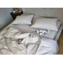 Комплект постельного белья из хлопка Grey Solo № S146 Turkish Cotton в Leron - фото 5