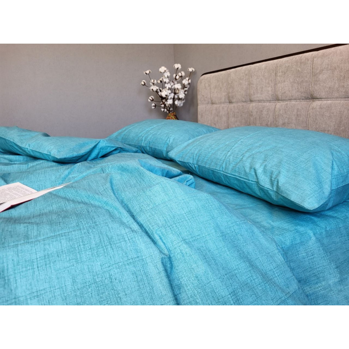 Постільна білизна з бавовни Бірюза Loft Cotton