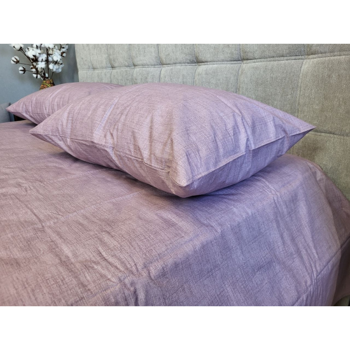 Бавовняна постіль однотонна Орхідея Loft Cotton