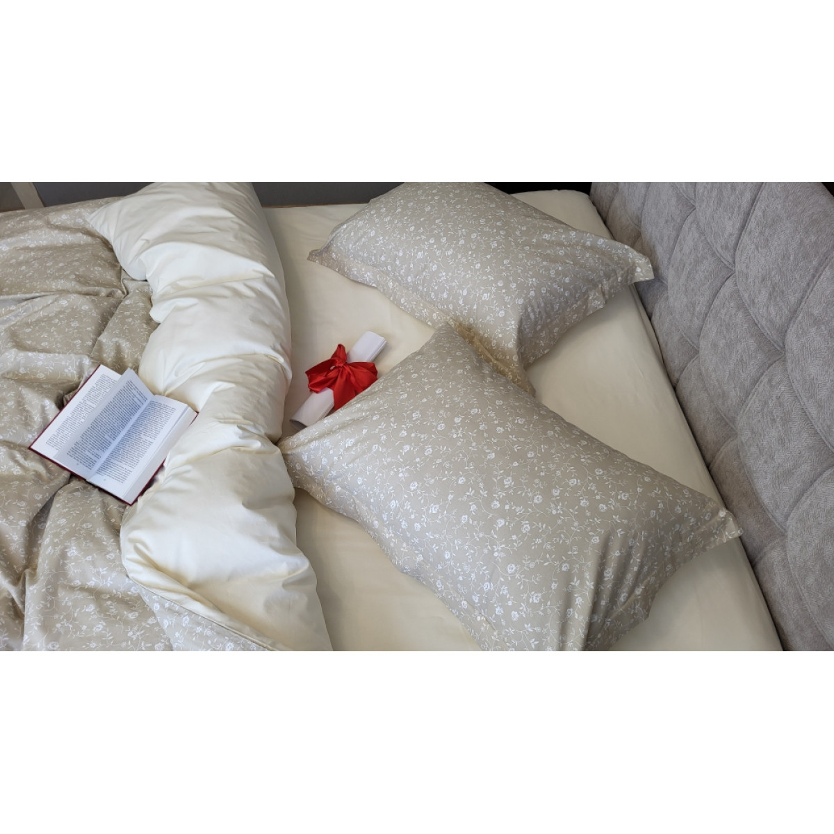 Бавовняна постільна білизна Provence beige
