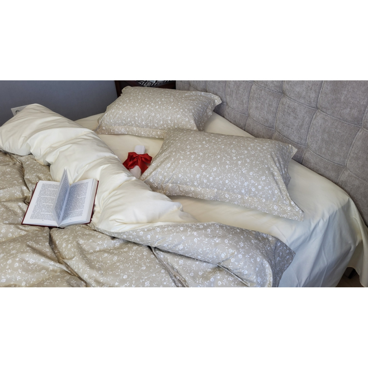 Бавовняна постільна білизна Provence beige