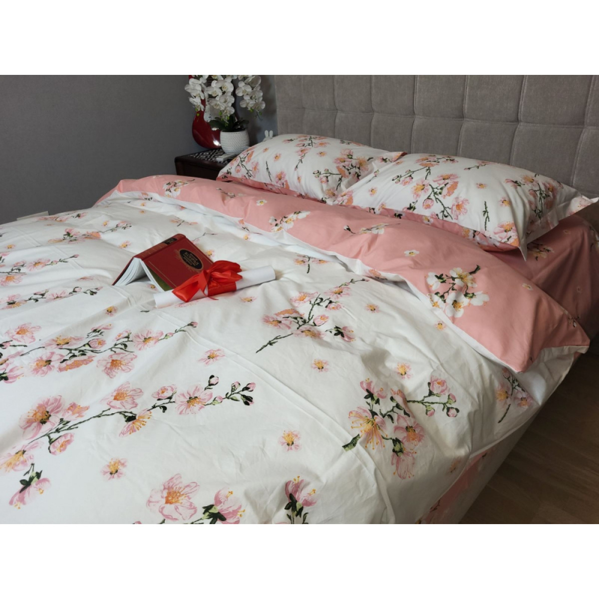 Постельное белье из 100% хлопка Adagio coral