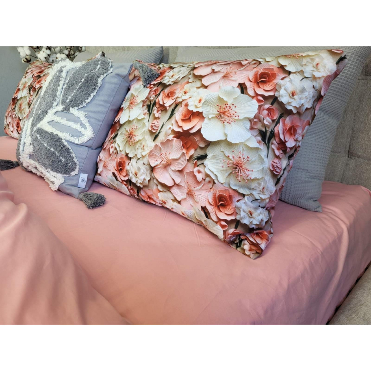 Постельное белье 5D чистый хлопок Флорела Turkish Cotton