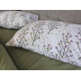 Комплект постільної білизни бавовна Гілочка Лун (хакі) cotton в Leron - фото 4