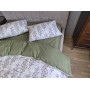 Комплект постільної білизни бавовна Гілочка Лун (хакі) cotton в Leron - фото 7