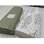 Комплект постільної білизни бавовна Гілочка Лун (хакі) cotton в Leron - фото 9