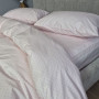 Хлопковое белье постельное в горошек Розовый Уют cotton в Leron - фото 0