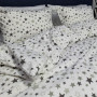 Постельное белье фланель Мерцание Звезд белое в Leron - фото 0