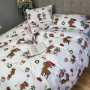 Фланель постельное белье на Новый Год Гостинцы в Leron - фото 0