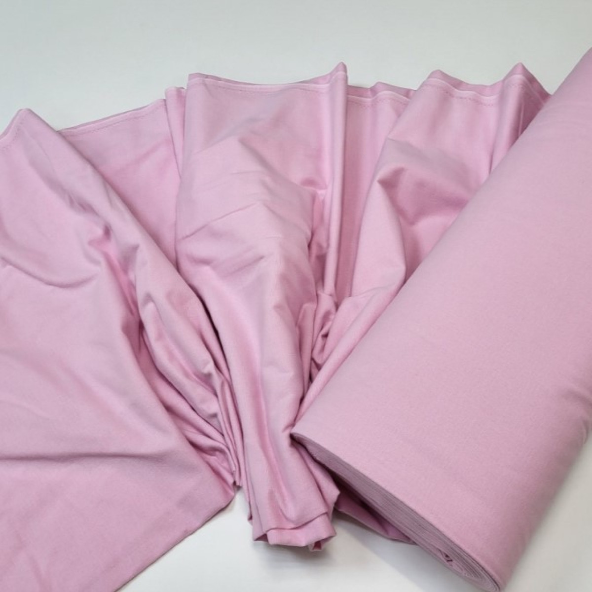 Фланель постельное белье однотонное хлопок Pink Dream розовое в Leron - фото
