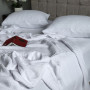 Белое постельное белье из муслина White Muslin 100% хлопок в Leron - фото 0