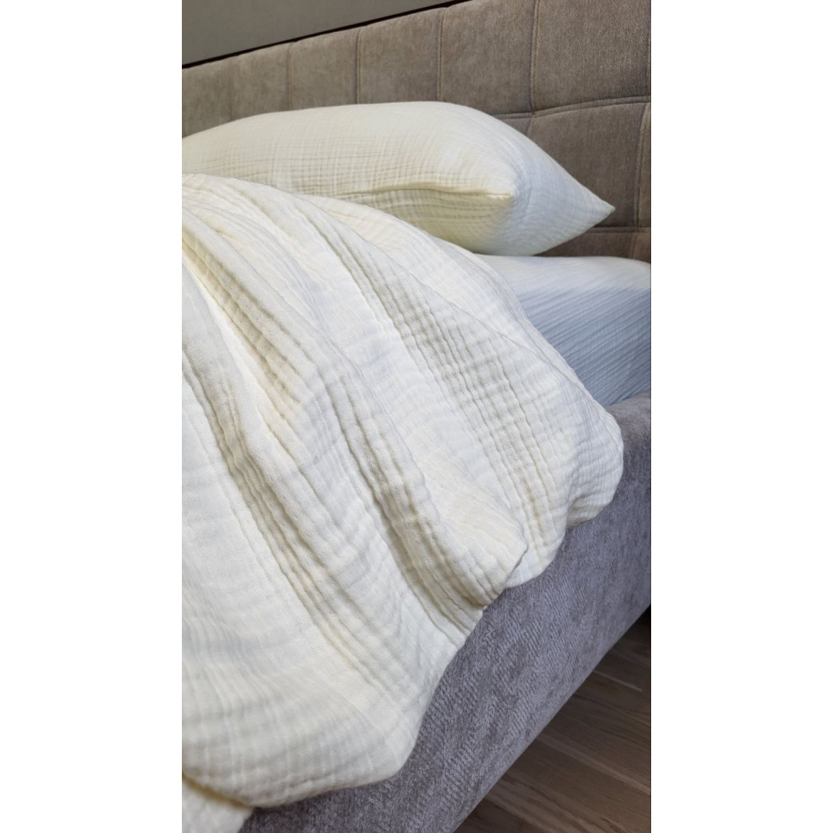 Муслин постельное белье Lemon Cream Muslin