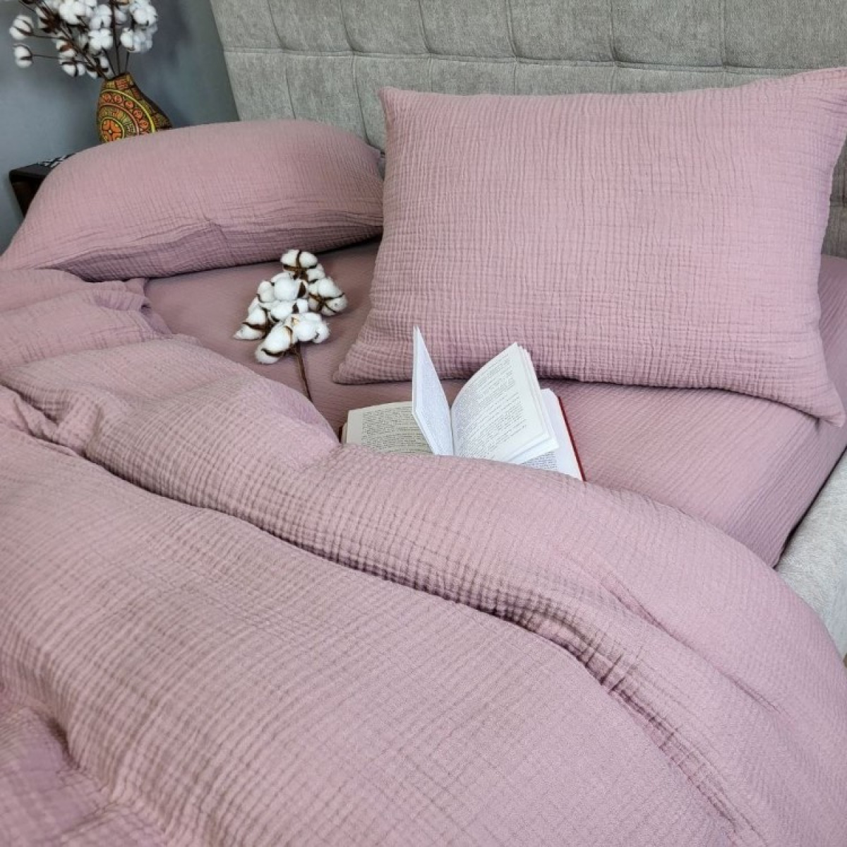 Муслиновое постельное белье Orchid Rose Muslin 100% хлопок в Leron - фото