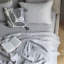 Постельное белье из муслина 100% хлопок Single Grey в Leron - фото 0