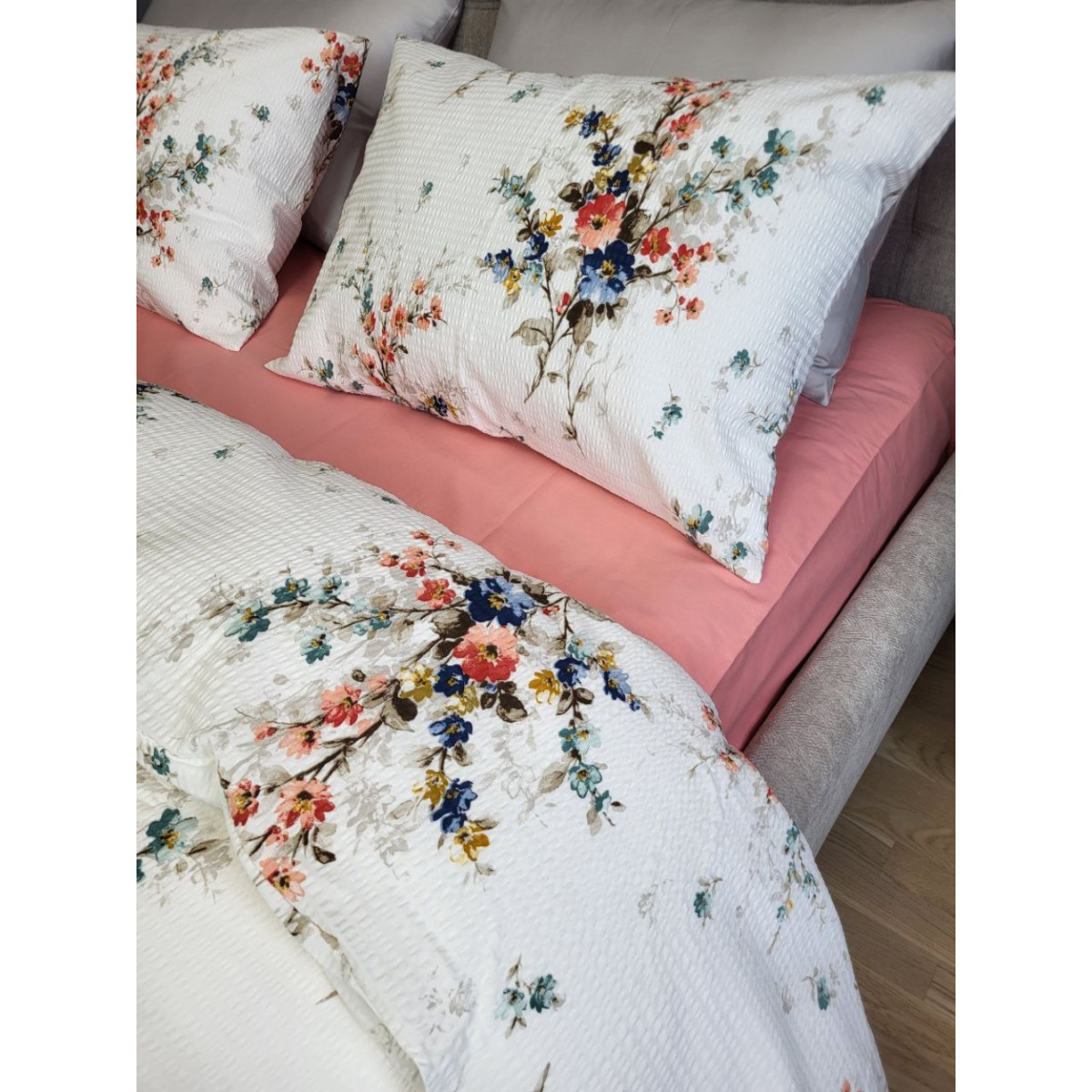 КПБ ранфорс гофре (жатка) 100% бавовна Сільвія Duo