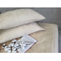 Сатин жаккард постільна білизна бежева Rose Beige в Leron - фото 3