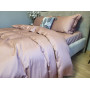Набір постільної білизни сатин люкс Elite Mauve New Однотонний в Leron - фото 3