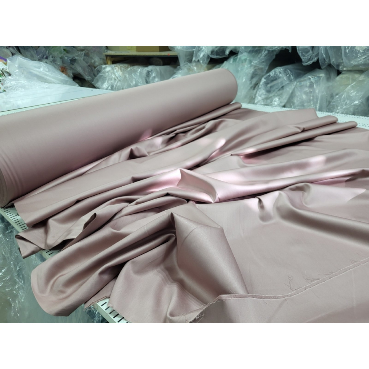 Набір постільної білизни сатин люкс Elite Mauve New Однотонний