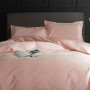 Постільна білизна люкс сатин Elite Light Pink Однотонний в Leron - фото 0
