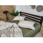 Комплект постільної білизни сатин люкс Premium Muscat Olive в Leron - фото 4